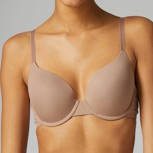 *NWT* Simone Perele Essentiel Padded Plunge Amaretto Bra brand new w/ tags 32C